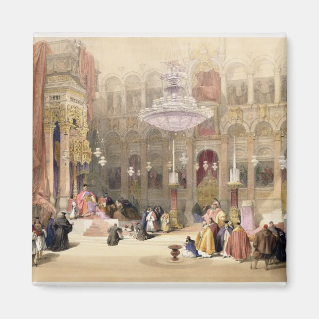 Greek Church of the Holy Sepulchre, Jerusalem, Apr Magnet (Front)