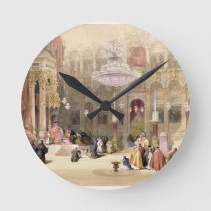 Greek Church of the Holy Sepulchre, Jerusalem, Apr Round Clock