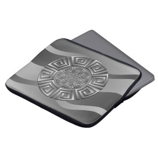 Greek Circle Motif Laptop Sleeve