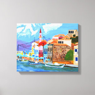 Greek Coast canvas Print