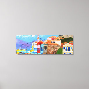 Greek Coast canvas Print