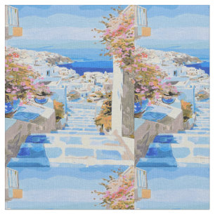 Greek Coast cotton fabric 