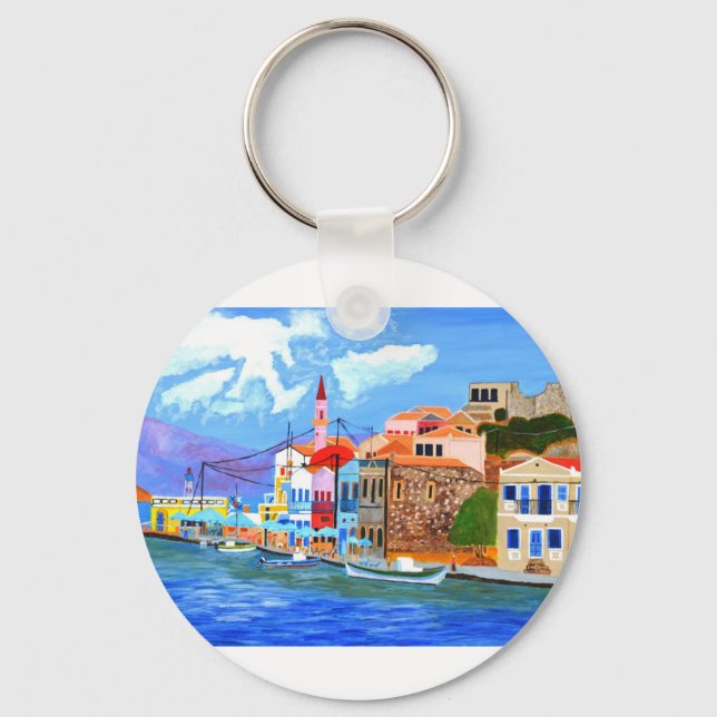 Greek coast key ring (Front)