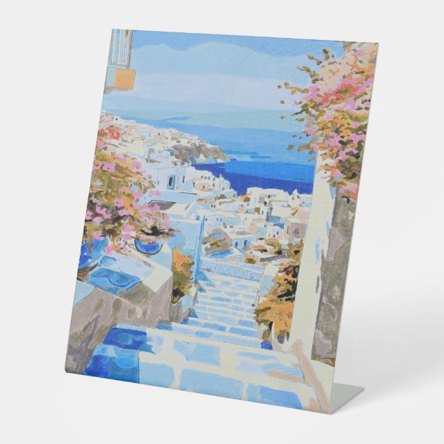 Greek Coast Tabletop Sign  (Front)