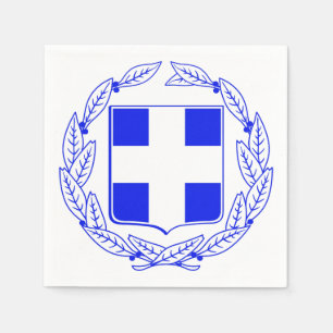 Greek Coat arms Napkin