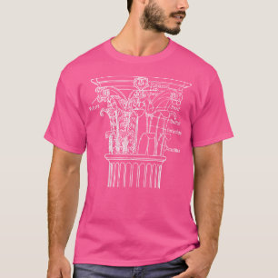 Greek Column Diagram Architect Professor Teacher M T-Shirt