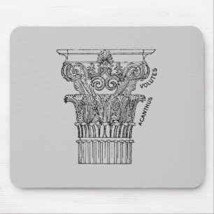 Greek Column Mouse Pad