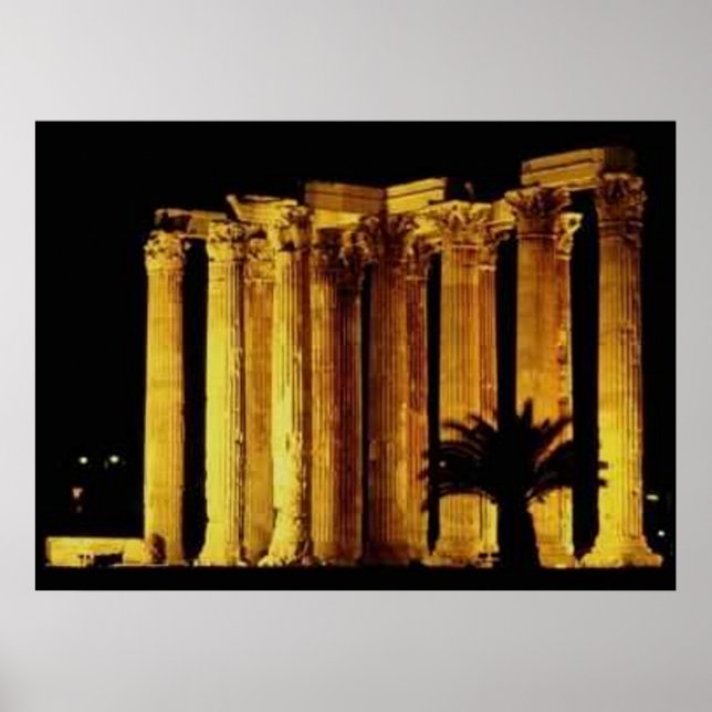 Greek Columns Poster (Front)