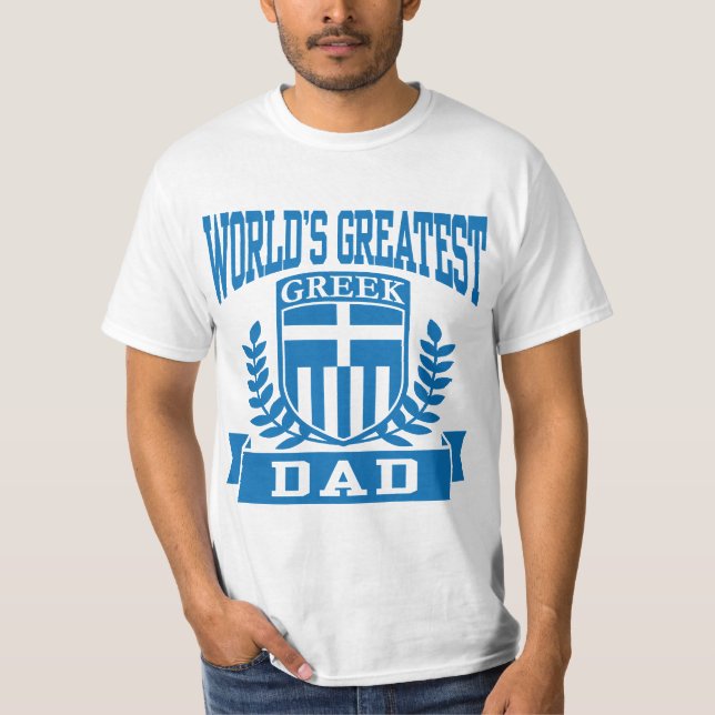 Greek Dad T-Shirt (Front)