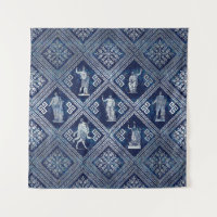 Greek Deities and Meander Key ornament