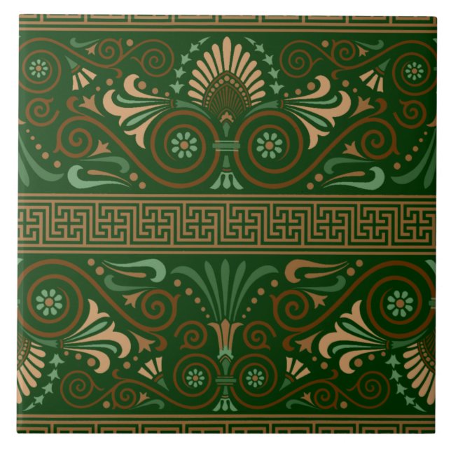Greek Design Ceramic Tile (Front)
