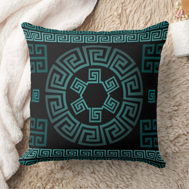 Greek Design  Throw Pillow (Blanket)