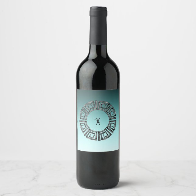 Greek Design Wine Label (Front)