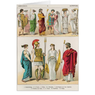 Greek Dress, from 'Trachten der Voelker, 1864