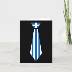 Greek Easter Tie Funny Novelty Greece Flag Boys To Card