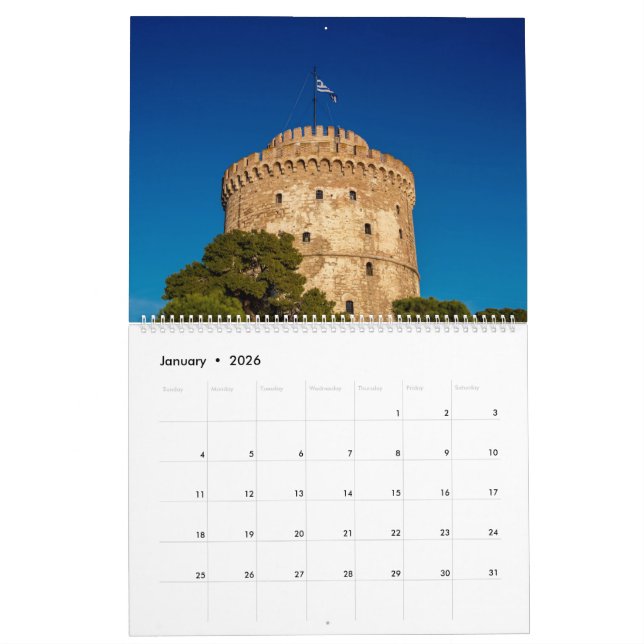 Greek Emotions 2026 Calendar (Jan 2026)
