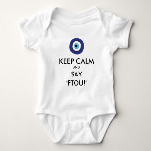 Greek Evil Eye Baby Bodysuit