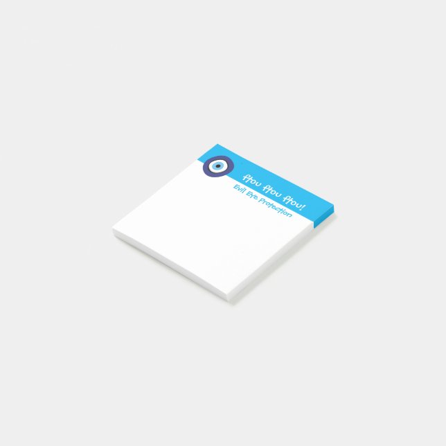 Greek Evil Eye Post-it Notes (Angled)