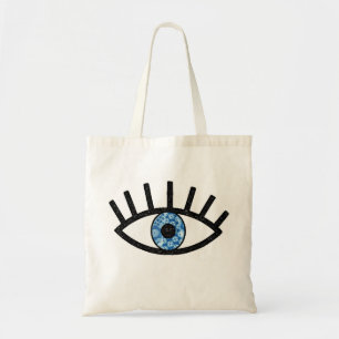 Greek Evil Eye Tote Bag