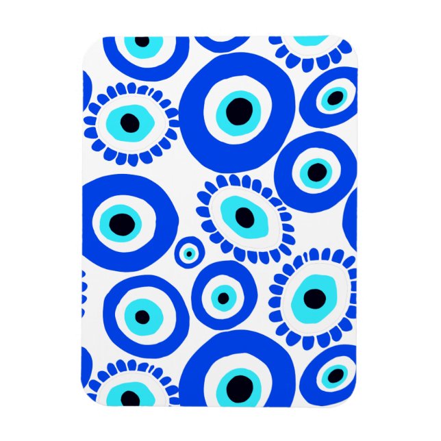 Greek Eye Lucky Symbol Magnet (Vertical)