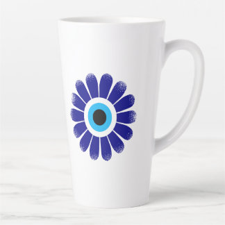 Greek Eye Protection Latte Mug