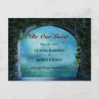 Greek Fantasy Romance Arch Ivy Blue Save the Date