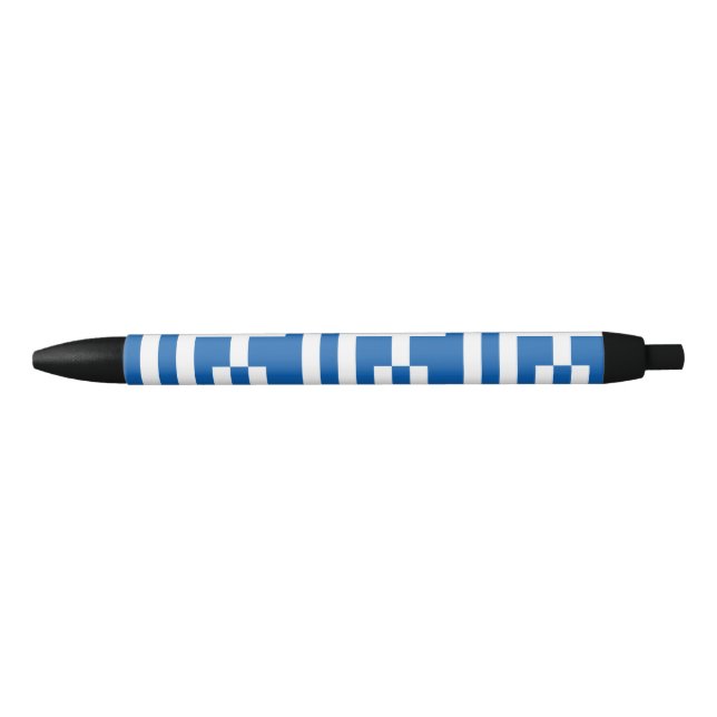 Greek flag black ink pen (Front)