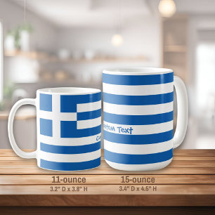 Greek Flag Coffee Mug