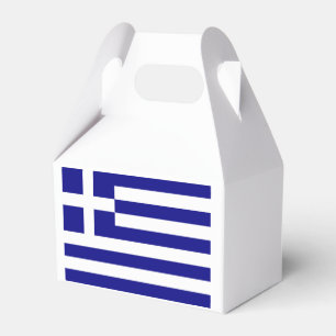 Greek Flag Favour Box