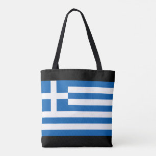 Greek Flag, Flag of Greece Tote Bag