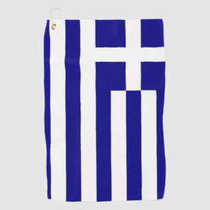 Greek Flag Golf Towel