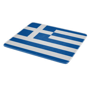 Greek Flag (Greece) Cutting Board