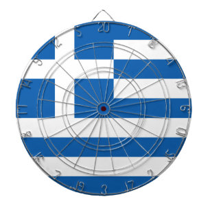 Greek Flag (Greece) Dartboard