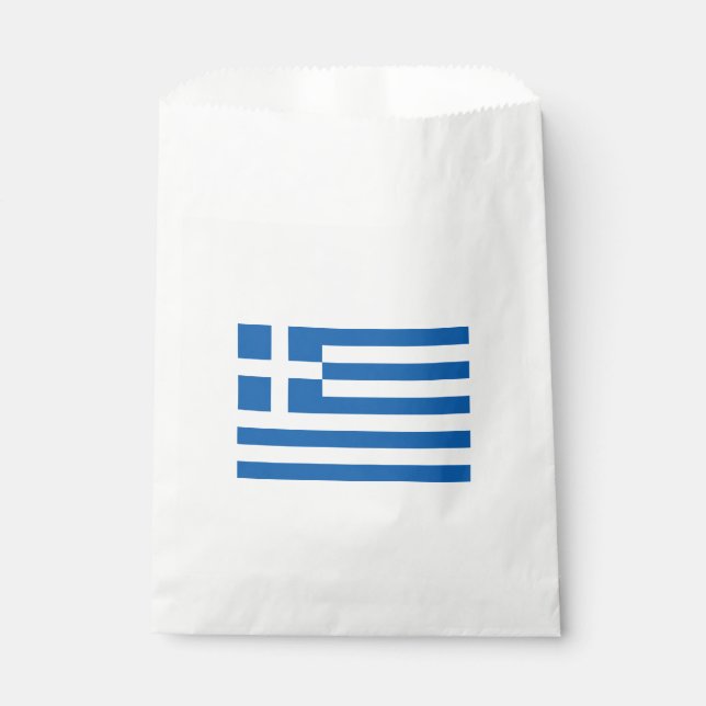 Greek Flag (Greece) Favour Bags (Front)
