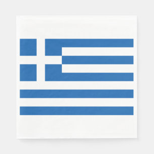 Greek Flag (Greece) Napkin