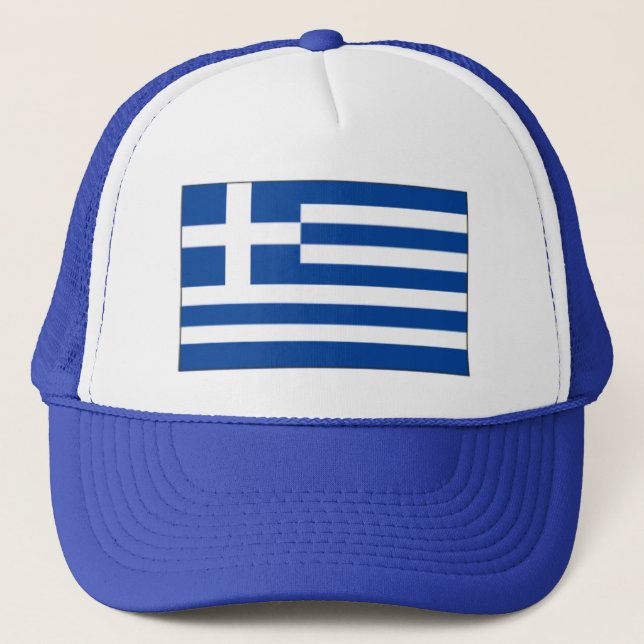 Greek Flag Hat - Proud to Be Greek ! (Front)