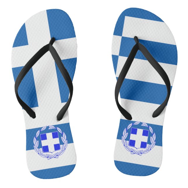 Greek flag jandals (Footbed)
