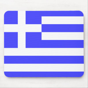 Greek Flag Mouse Pad