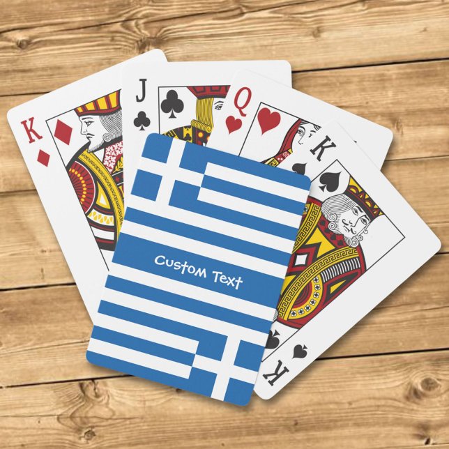 Greek Flag Playing Cards (Creator Uploaded)
