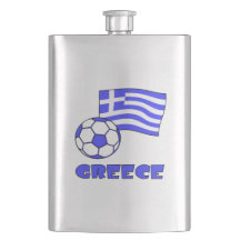 Greek Flag Soccer Ball and Greece