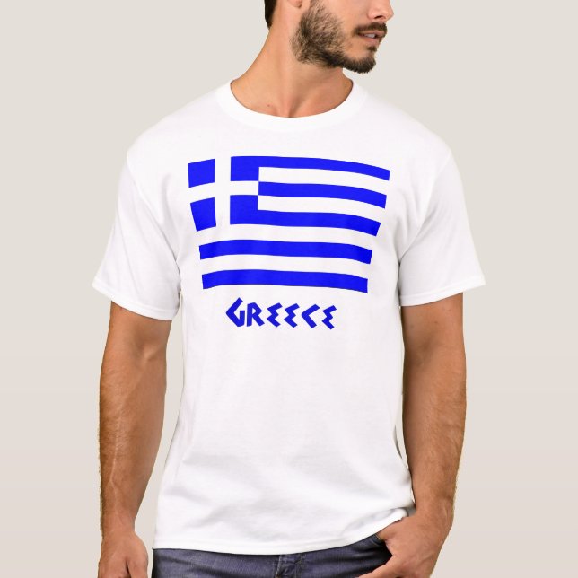 Greek Flag T-Shirt (Front)