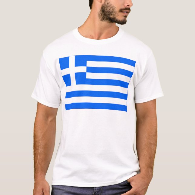 greek Flag T-Shirt (Front)