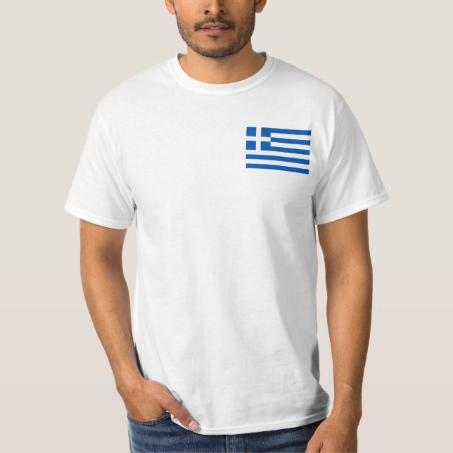 Greek Flag T-Shirt (Front)