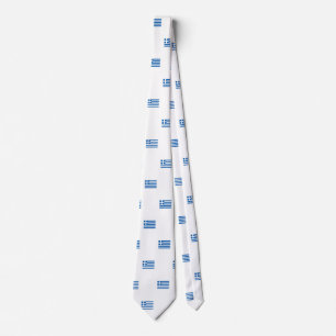 Greek flag tie