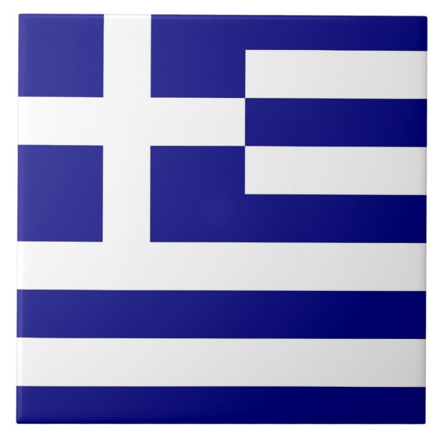 Greek Flag Tile (Front)