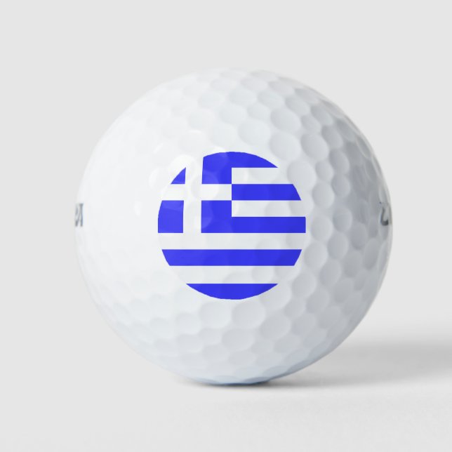 Greek Flag Total Golf Balls (Front)