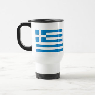 Greek Flag Travel Mug