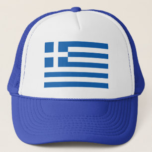 Greek flag trucker hat Cap with Greece colours