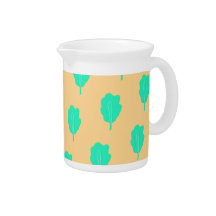 Greek flora design Porcelain Pitcher