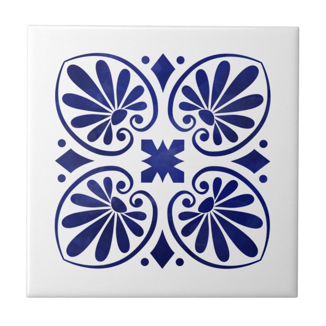 Greek Flourish Ornament  Tile (Front)